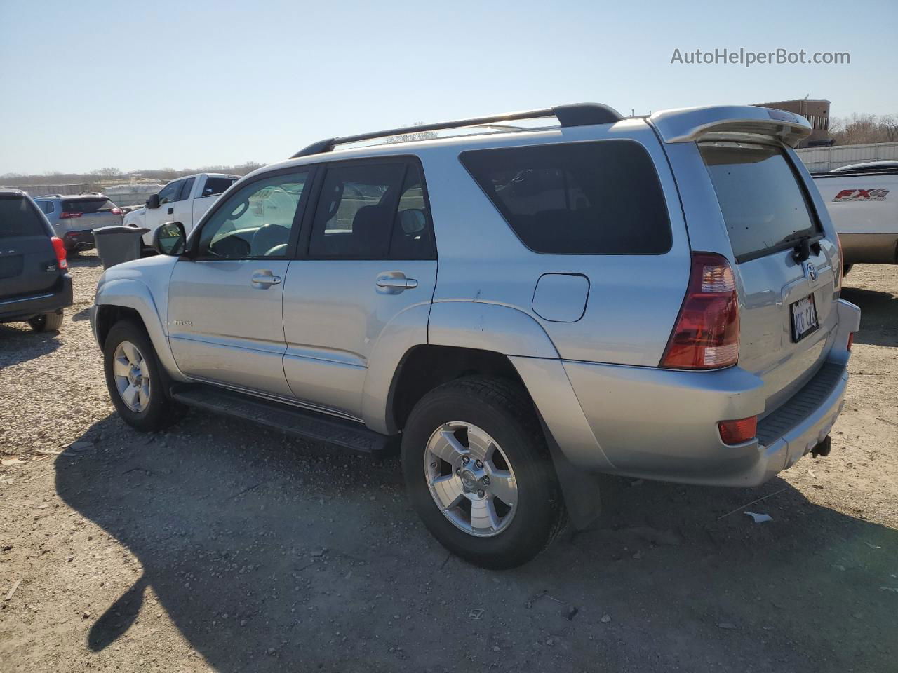 2004 Toyota 4runner Sr5 Silver vin: JTEBU14R540037705