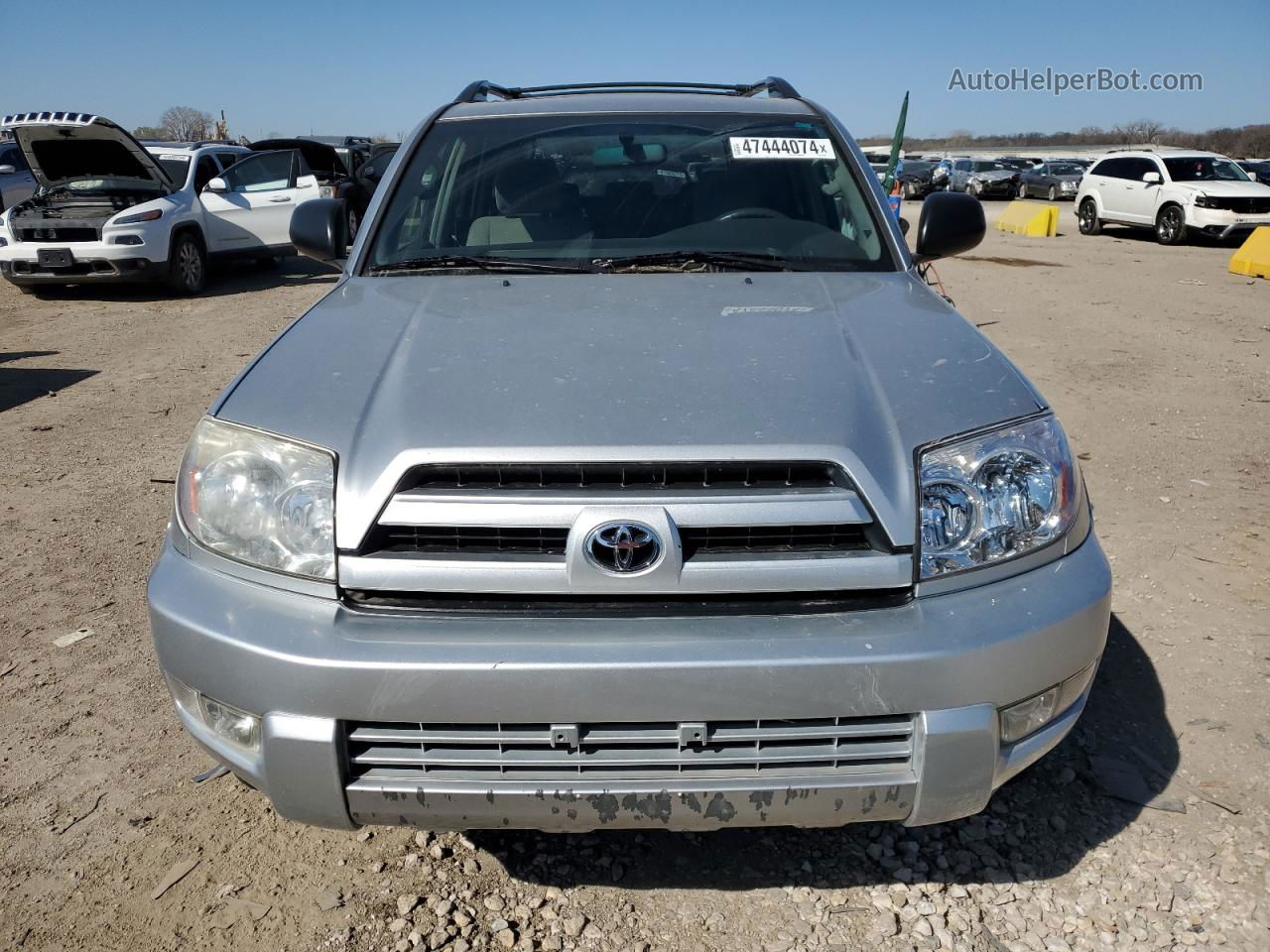 2004 Toyota 4runner Sr5 Silver vin: JTEBU14R540037705