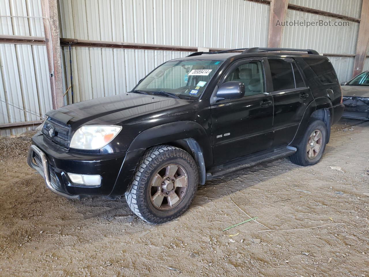 2004 Toyota 4runner Sr5 Black vin: JTEBU14R540047540