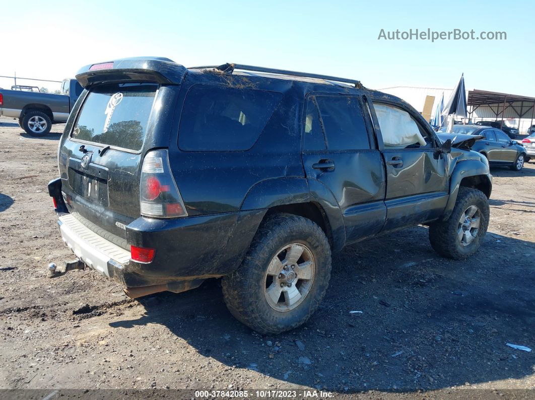 2004 Toyota 4runner Sr5 Black vin: JTEBU14R740037656