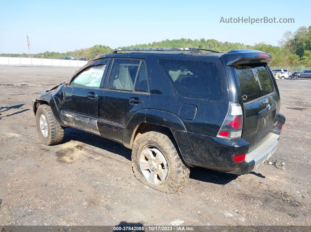 2004 Toyota 4runner Sr5 Black vin: JTEBU14R740037656