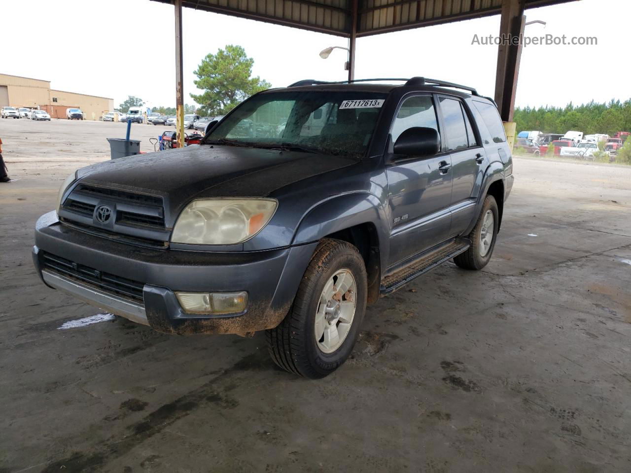 2004 Toyota 4runner Sr5 Серый vin: JTEBU14R840041652