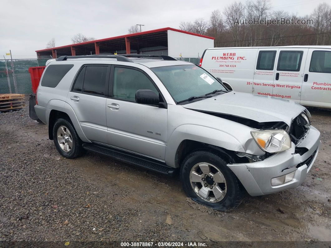 2004 Toyota 4runner Sr5 V6 Серебряный vin: JTEBU14R848018969