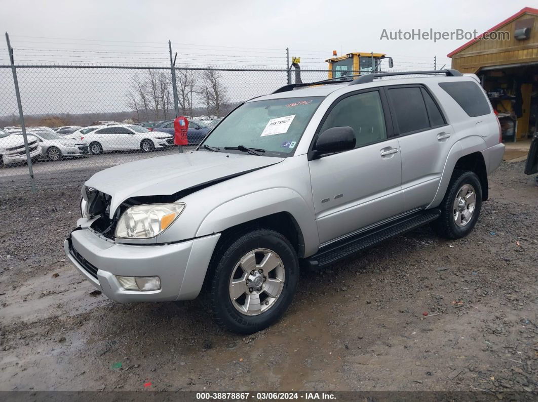 2004 Toyota 4runner Sr5 V6 Серебряный vin: JTEBU14R848018969