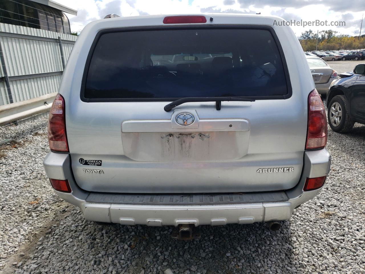 2004 Toyota 4runner Sr5 Silver vin: JTEBU14R848025775