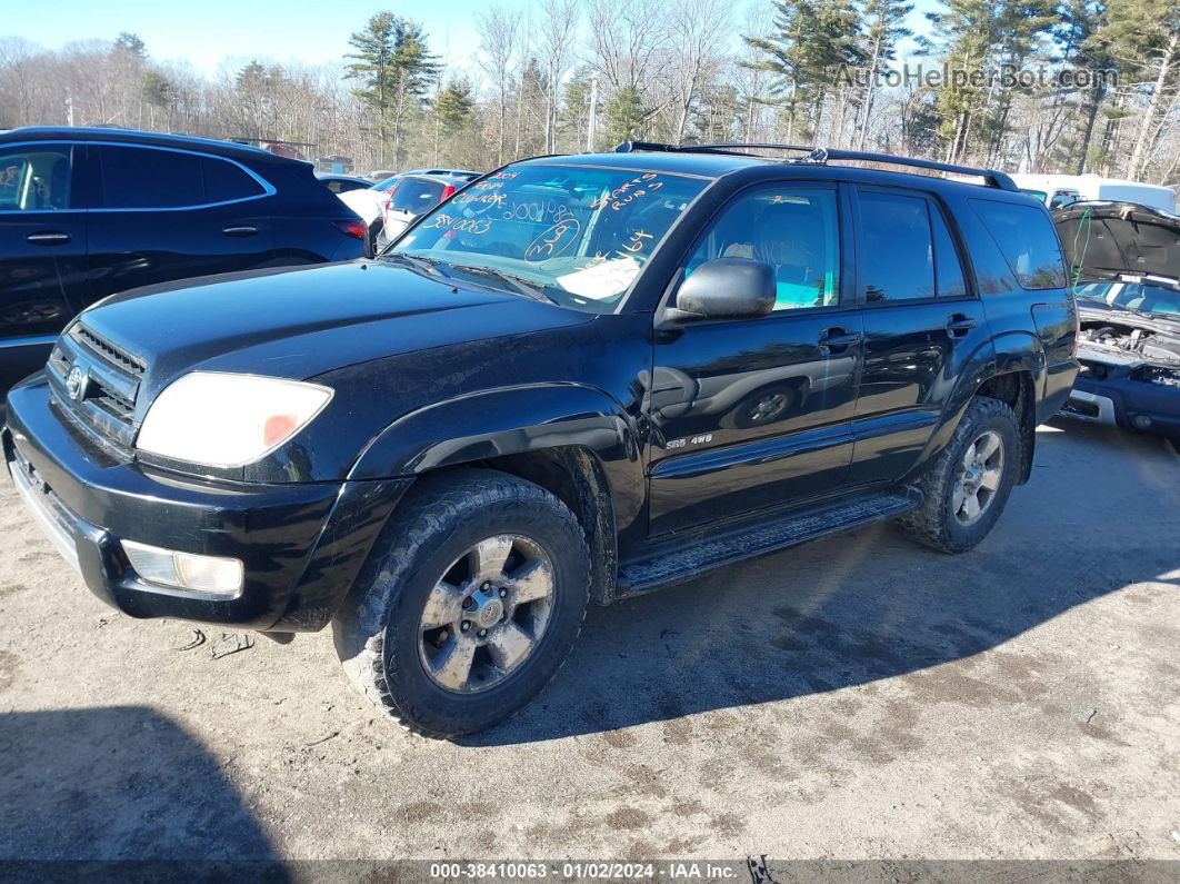 2004 Toyota 4runner Sr5 V6 Black vin: JTEBU14RX40051891