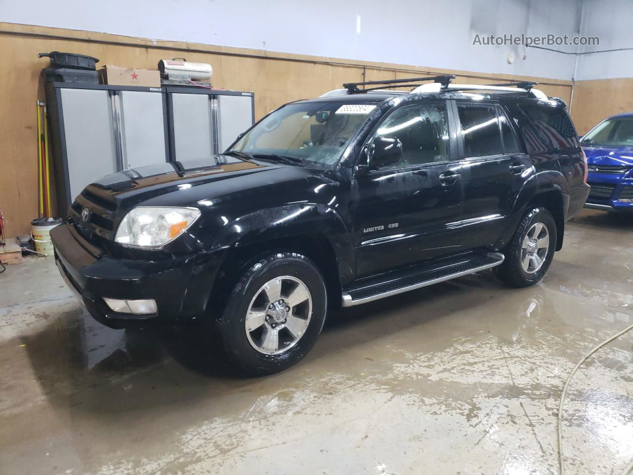 2004 Toyota 4runner Limited Black vin: JTEBU17R040050471