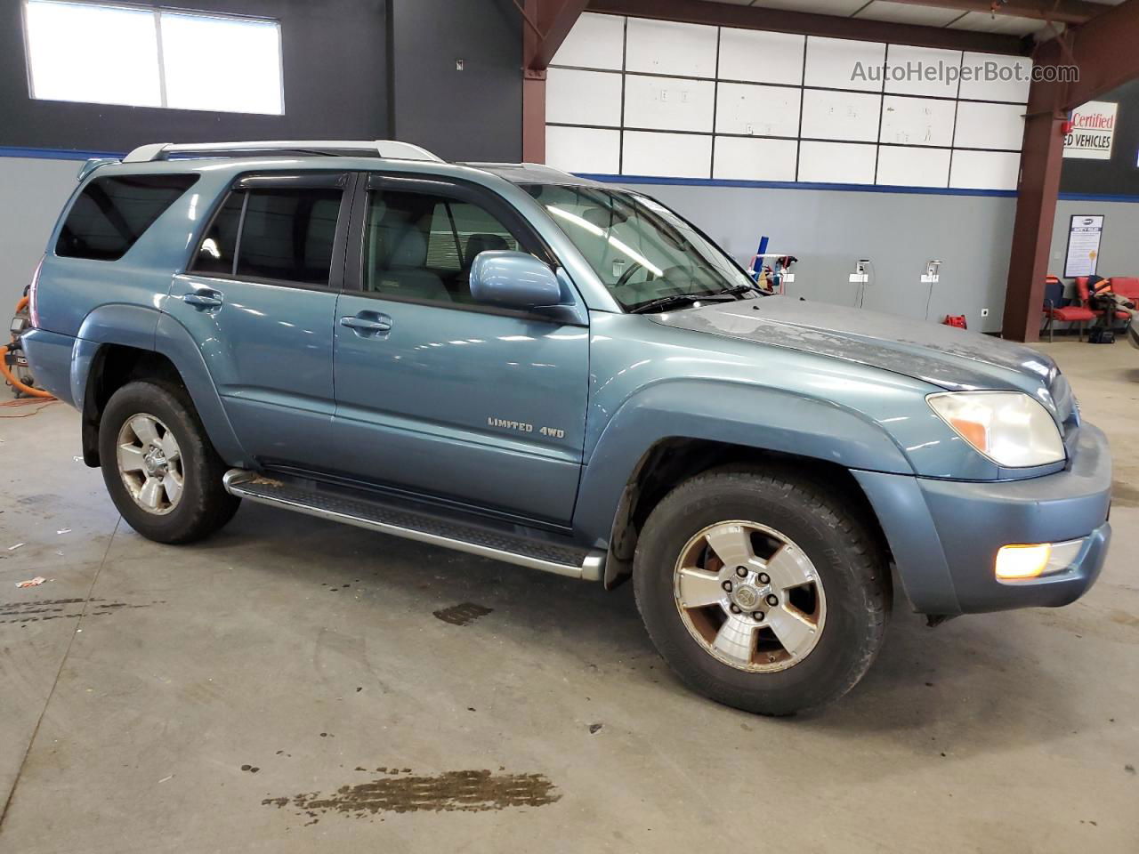 2004 Toyota 4runner Limited Blue vin: JTEBU17R140055663