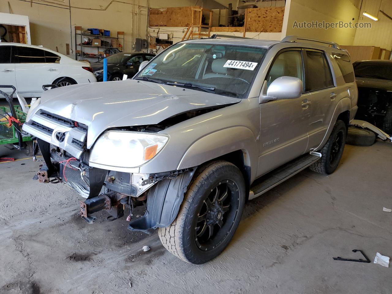 2004 Toyota 4runner Limited Серебряный vin: JTEBU17R840036060