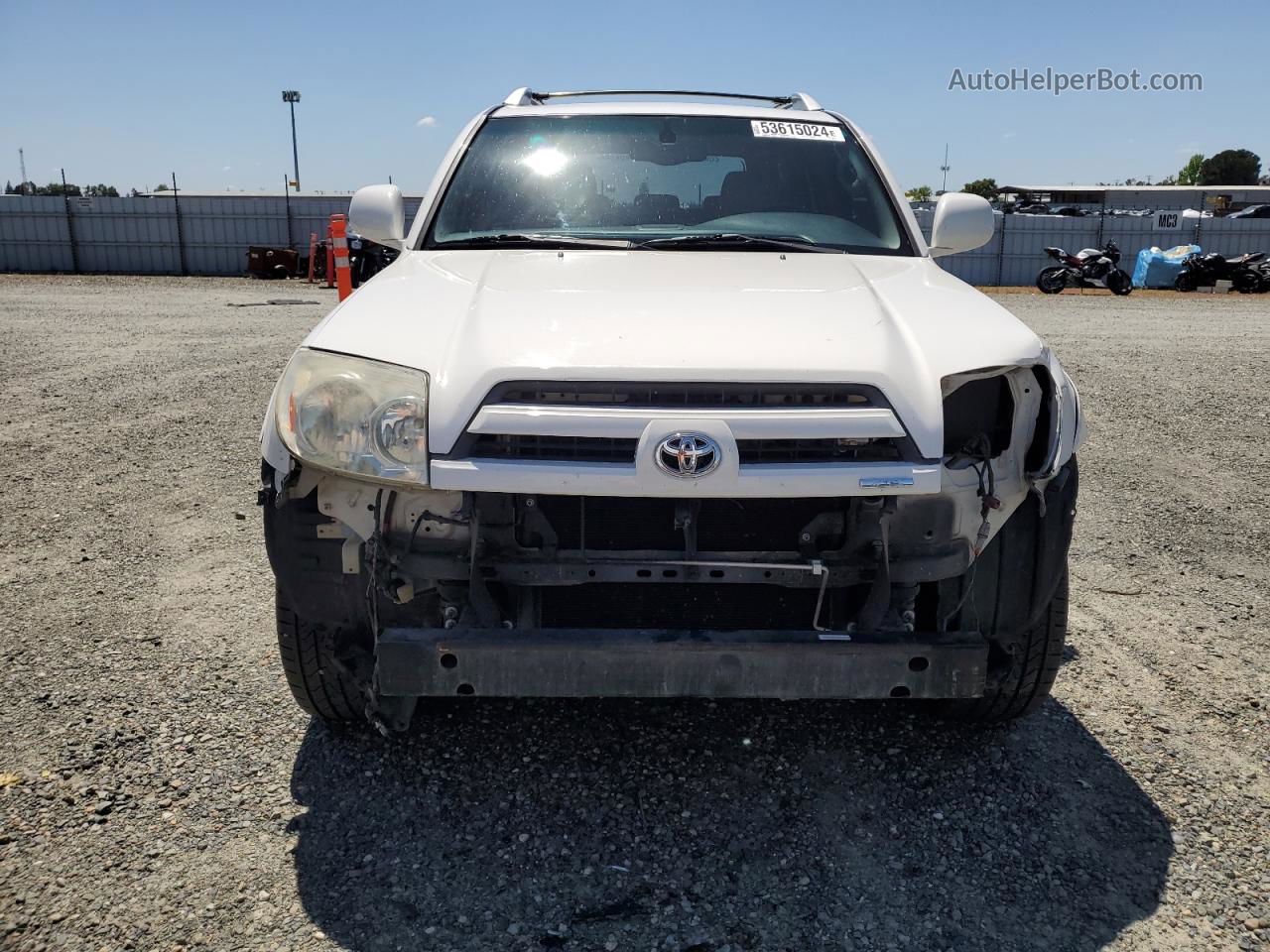 2004 Toyota 4runner Limited White vin: JTEBU17R940033183