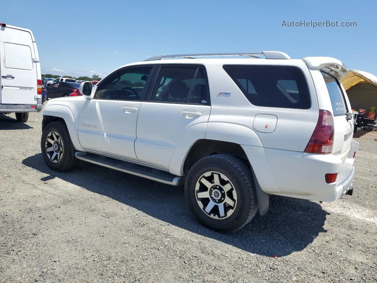 2004 Toyota 4runner Limited White vin: JTEBU17R940033183