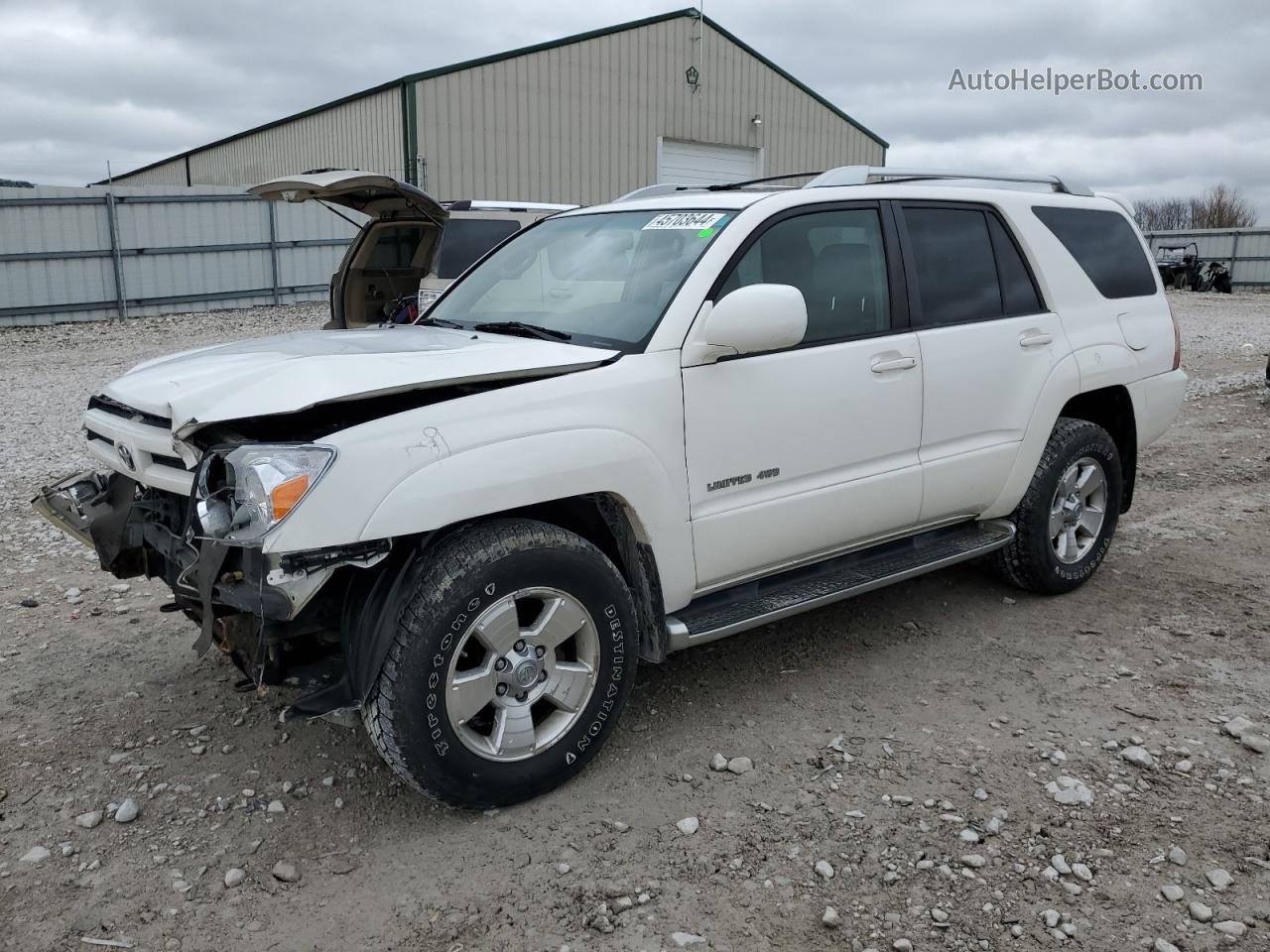 2004 Toyota 4runner Limited White vin: JTEBU17RX40038781