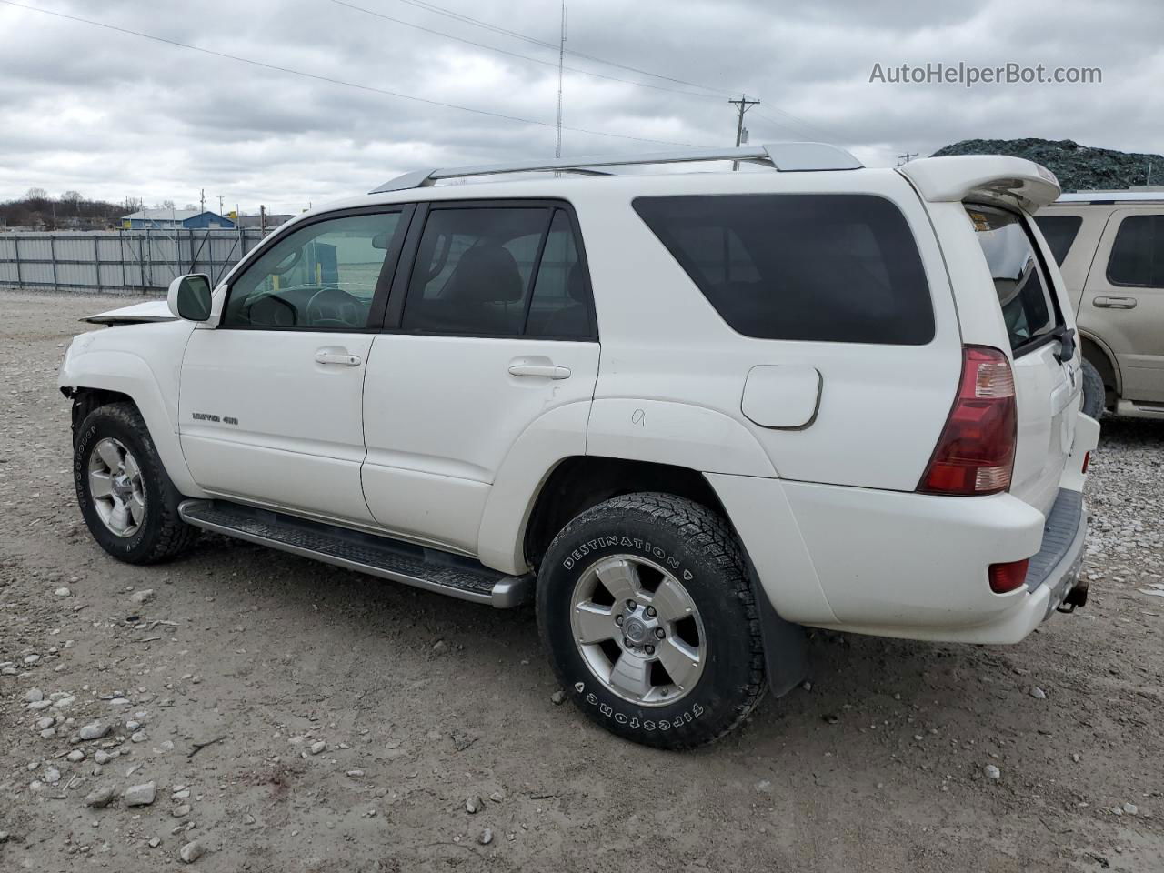 2004 Toyota 4runner Limited White vin: JTEBU17RX40038781