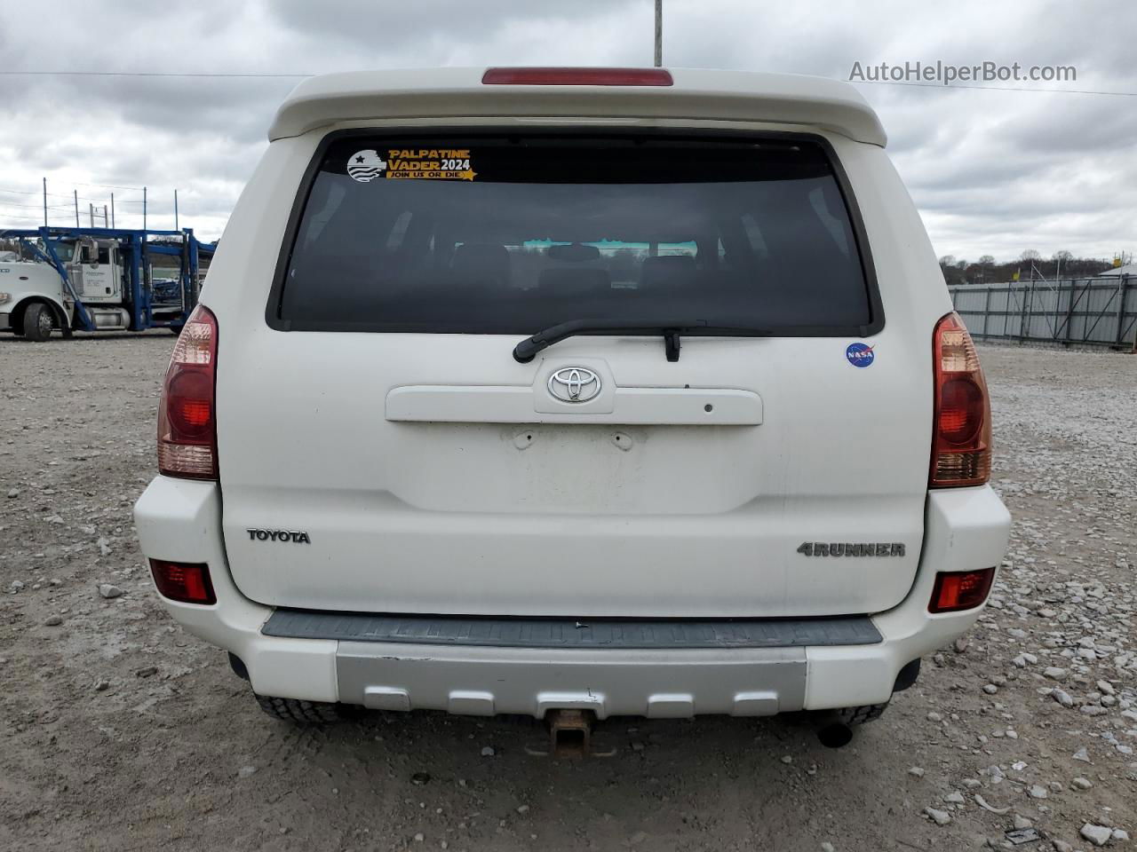 2004 Toyota 4runner Limited White vin: JTEBU17RX40038781