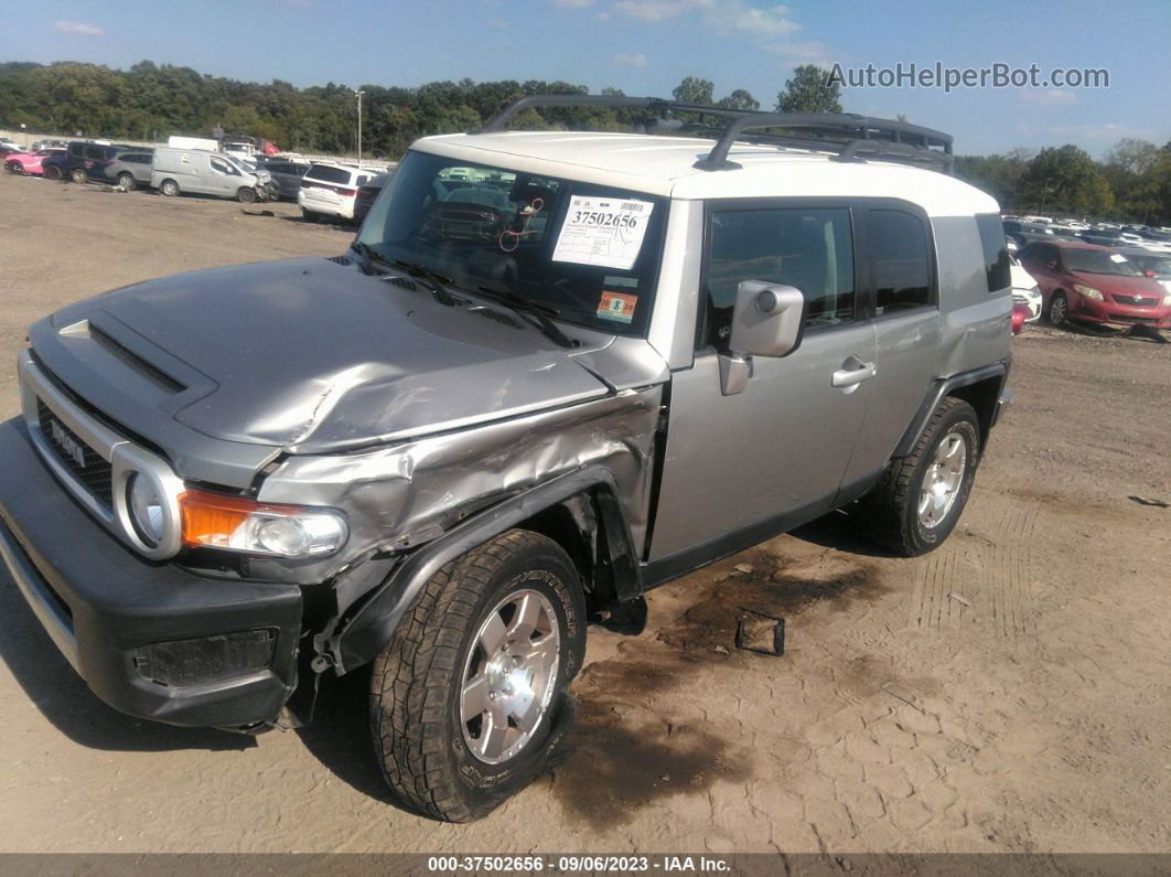 2010 Toyota Fj Cruiser   Silver vin: JTEBU4BF0AK078799