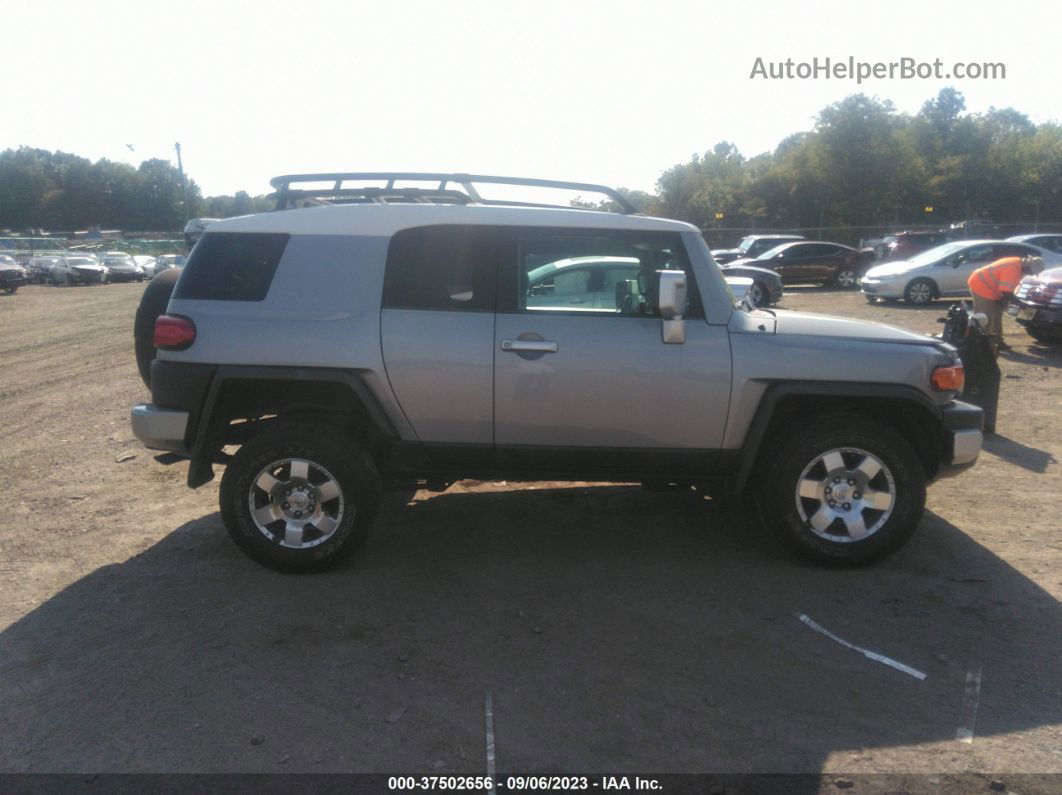 2010 Toyota Fj Cruiser   Silver vin: JTEBU4BF0AK078799