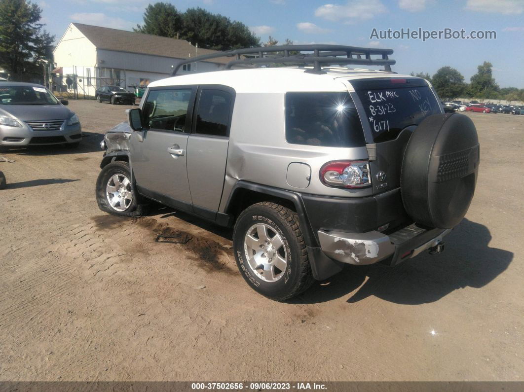 2010 Toyota Fj Cruiser   Silver vin: JTEBU4BF0AK078799