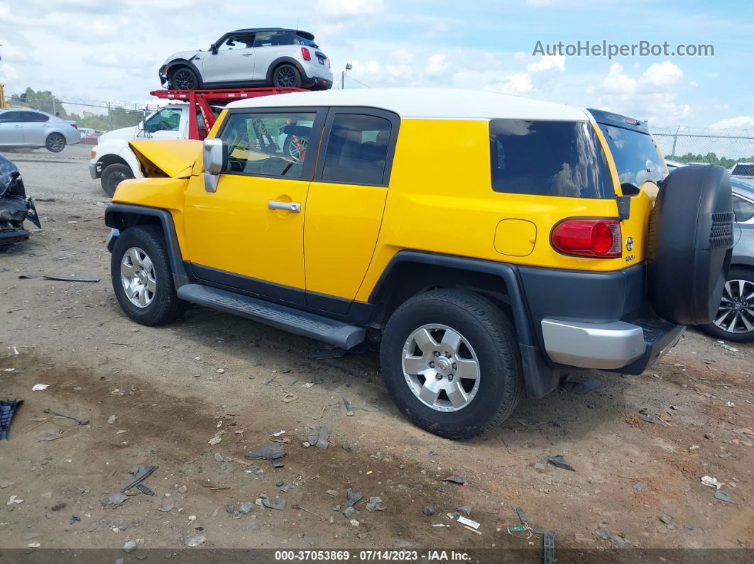 2010 Toyota Fj Cruiser   Yellow vin: JTEBU4BF0AK098471