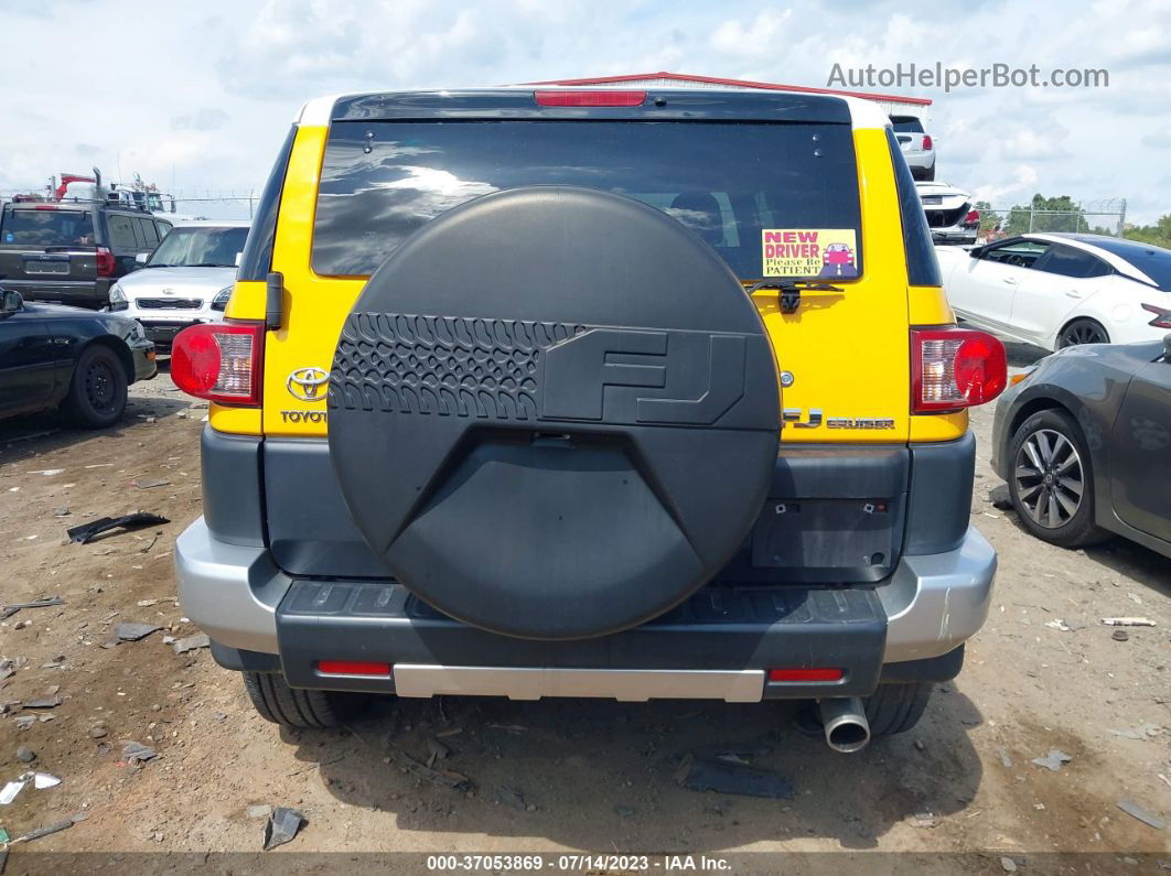 2010 Toyota Fj Cruiser   Yellow vin: JTEBU4BF0AK098471