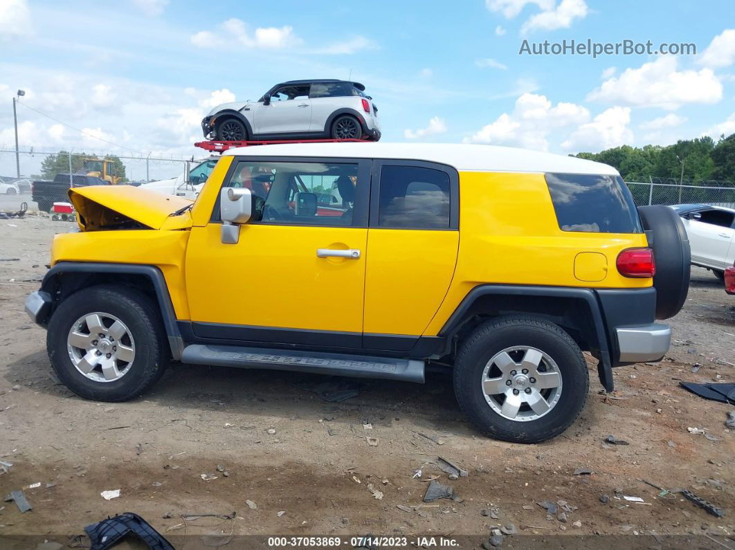 2010 Toyota Fj Cruiser   Yellow vin: JTEBU4BF0AK098471