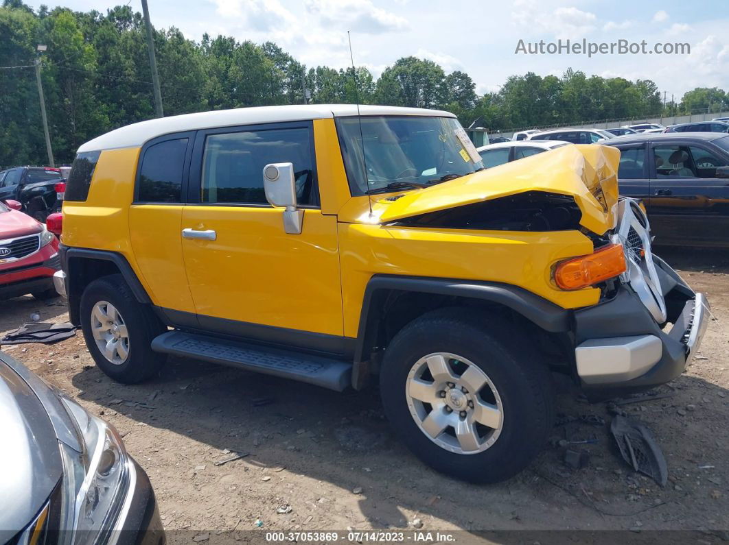 2010 Toyota Fj Cruiser   Yellow vin: JTEBU4BF0AK098471