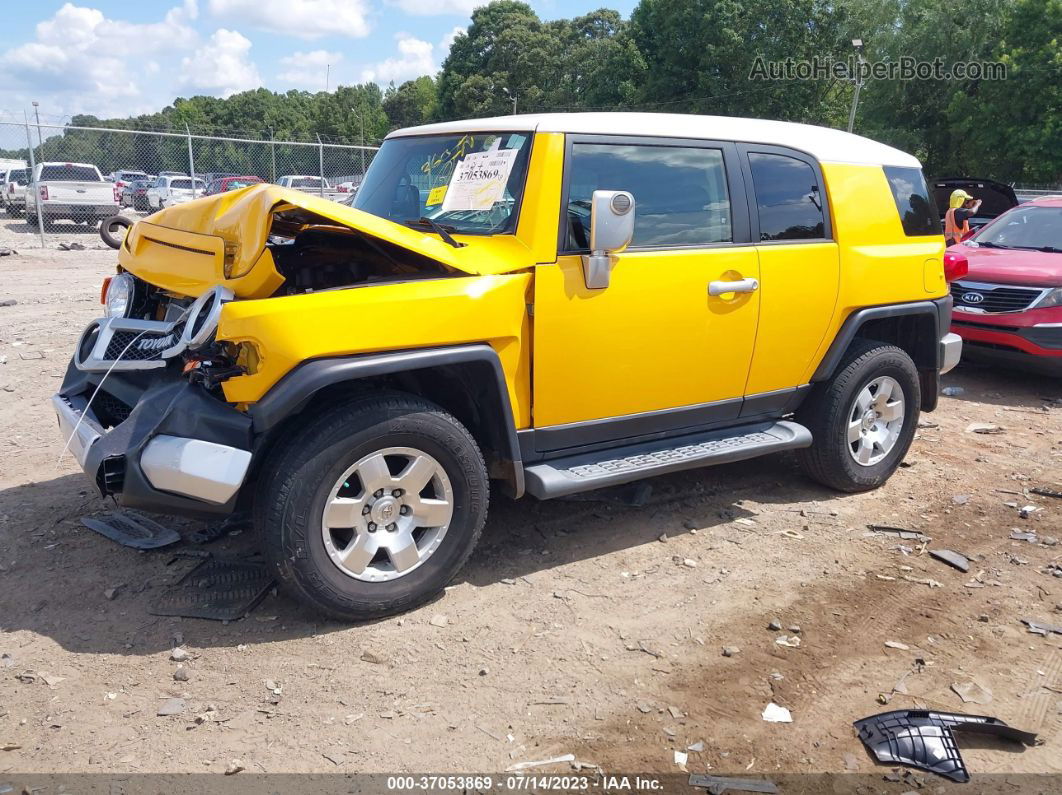 2010 Toyota Fj Cruiser   Yellow vin: JTEBU4BF0AK098471