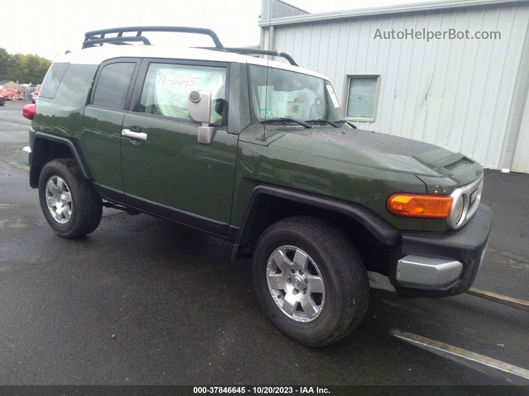 2010 Toyota Fj Cruiser   Green vin: JTEBU4BF1AK070680