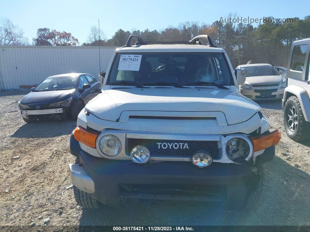 2010 Toyota Fj Cruiser White vin: JTEBU4BF1AK093988