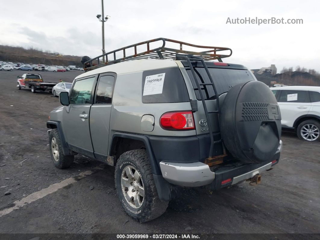 2010 Toyota Fj Cruiser   Silver vin: JTEBU4BF2AK079372