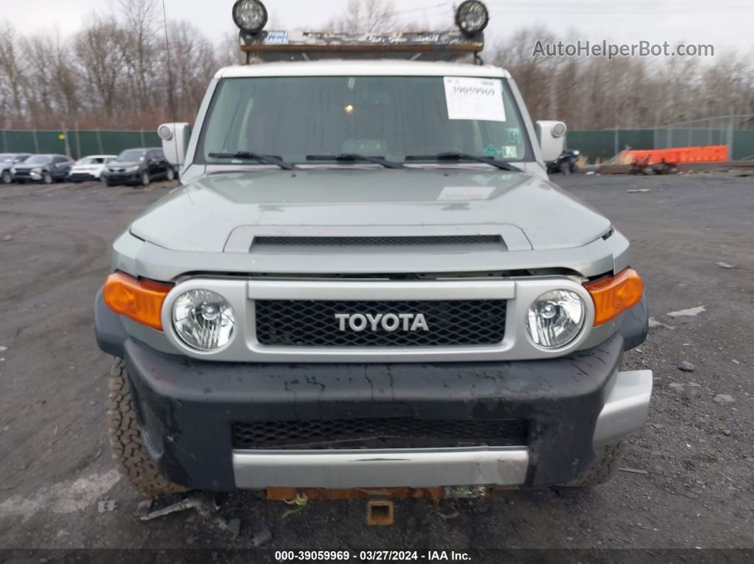 2010 Toyota Fj Cruiser   Silver vin: JTEBU4BF2AK079372