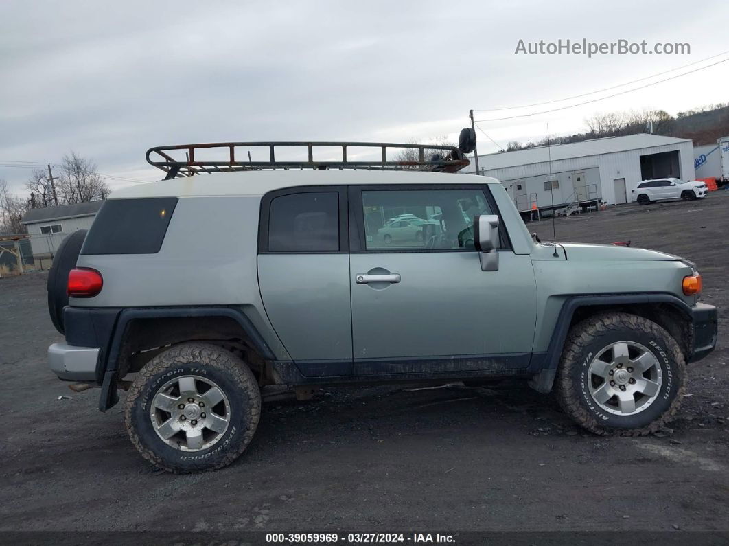 2010 Toyota Fj Cruiser   Silver vin: JTEBU4BF2AK079372