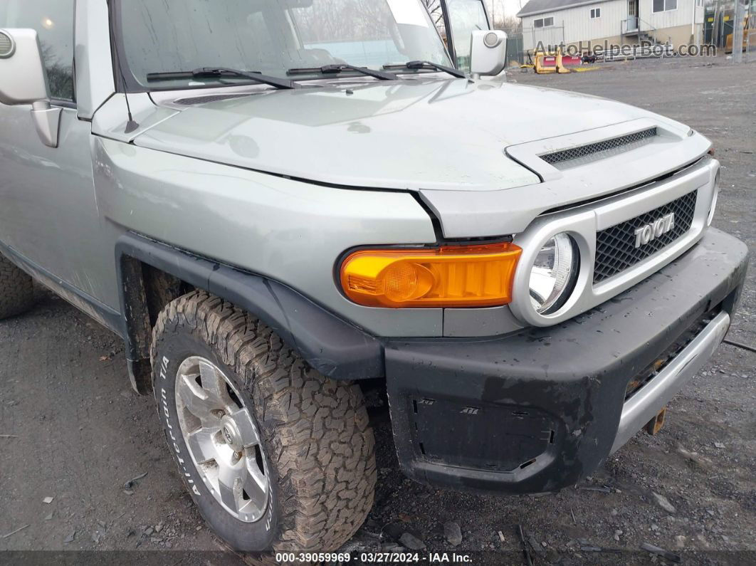 2010 Toyota Fj Cruiser   Silver vin: JTEBU4BF2AK079372