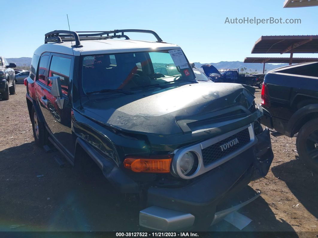 2010 Toyota Fj Cruiser Green vin: JTEBU4BF2AK081946