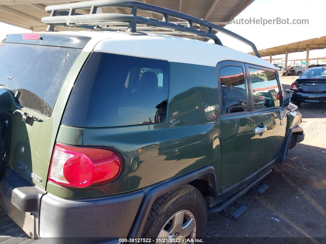 2010 Toyota Fj Cruiser Green vin: JTEBU4BF2AK081946