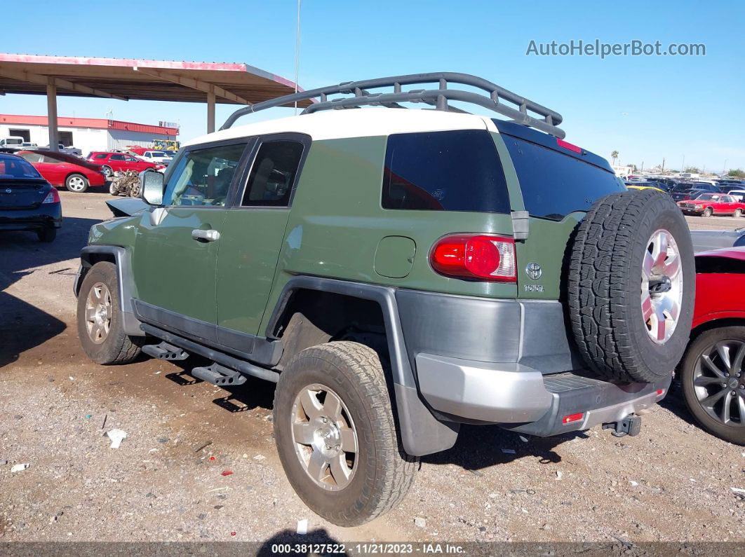 2010 Toyota Fj Cruiser Green vin: JTEBU4BF2AK081946