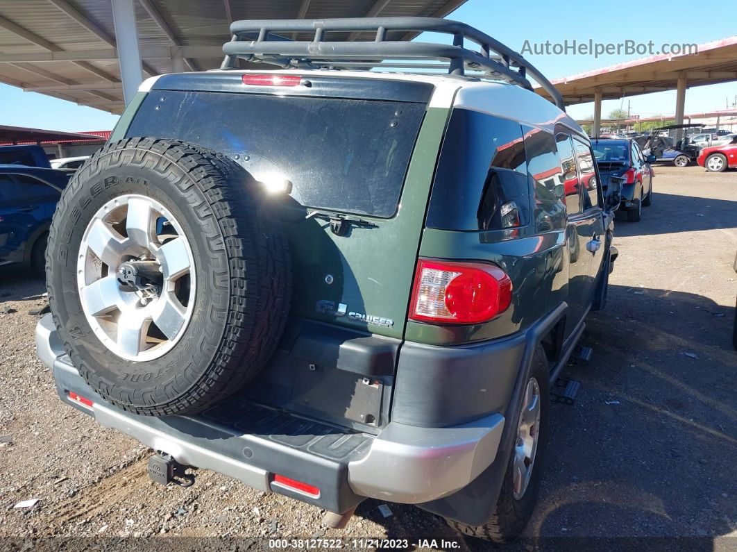 2010 Toyota Fj Cruiser Green vin: JTEBU4BF2AK081946