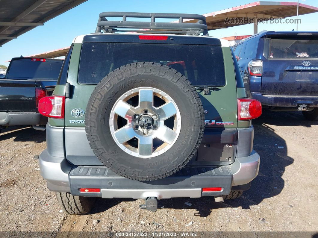 2010 Toyota Fj Cruiser Green vin: JTEBU4BF2AK081946