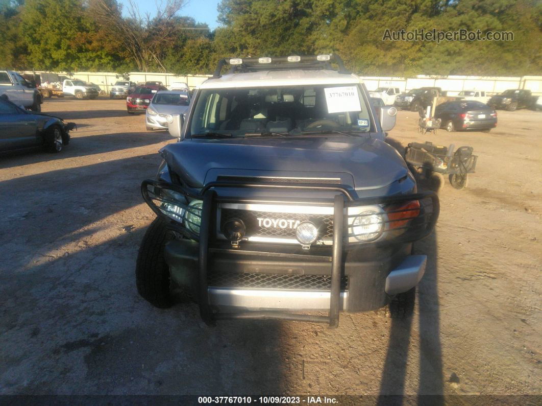 2010 Toyota Fj Cruiser   Silver vin: JTEBU4BF2AK084474