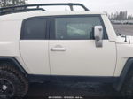 2010 Toyota Fj Cruiser White vin: JTEBU4BF4AK070530