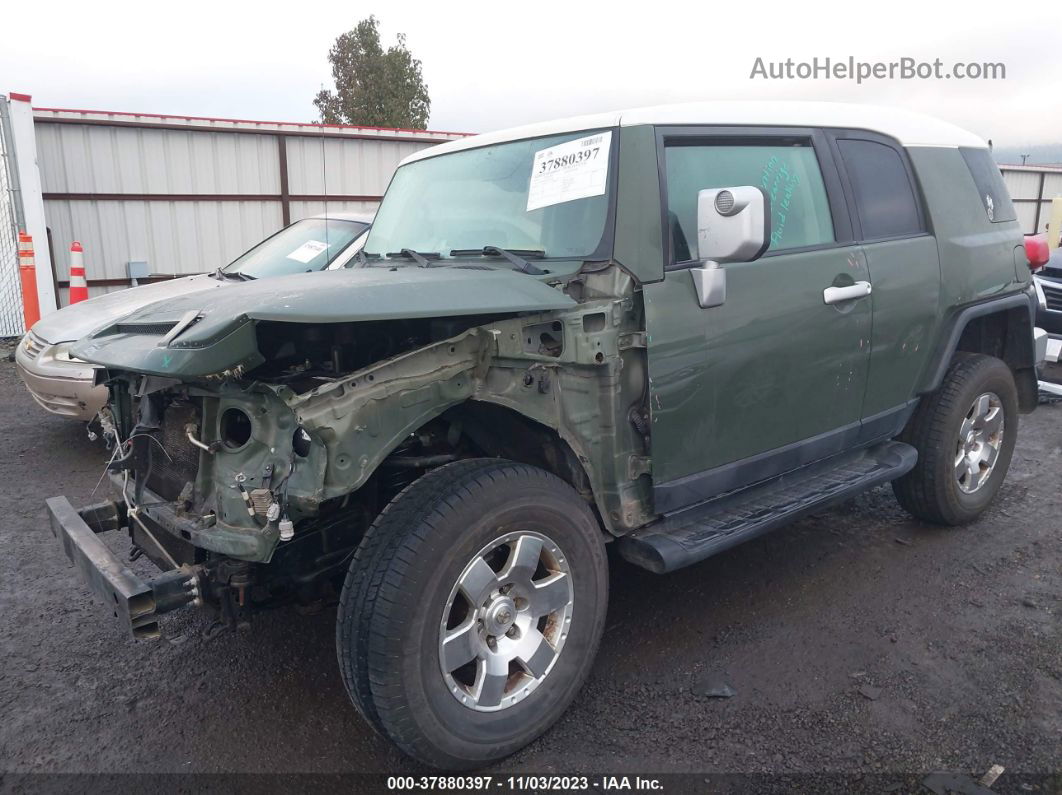 2010 Toyota Fj Cruiser   Green vin: JTEBU4BF4AK085190