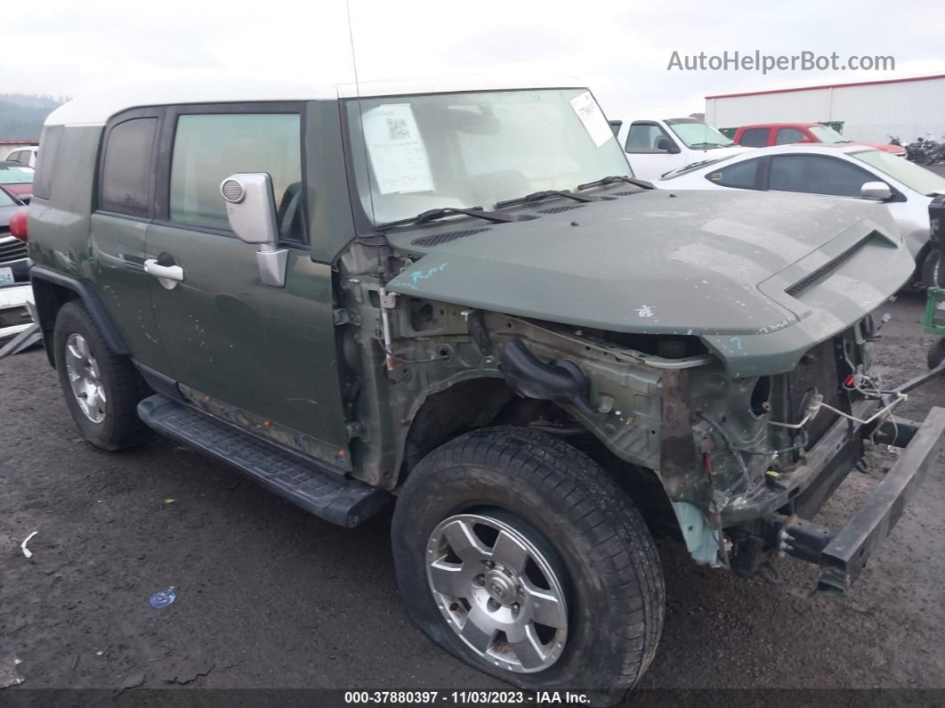 2010 Toyota Fj Cruiser   Green vin: JTEBU4BF4AK085190