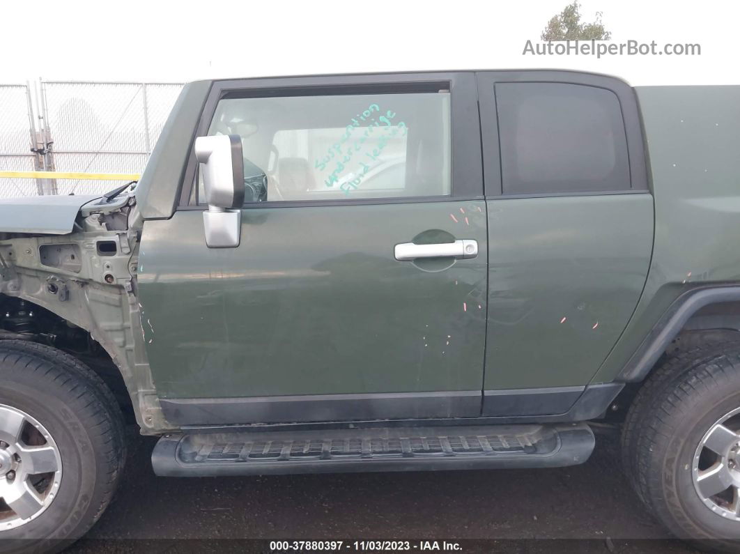 2010 Toyota Fj Cruiser   Green vin: JTEBU4BF4AK085190