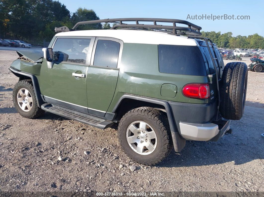 2010 Toyota Fj Cruiser   Green vin: JTEBU4BF4AK092169