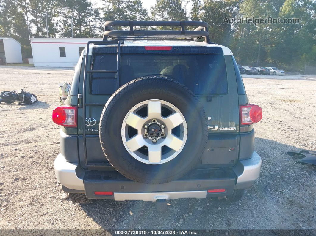 2010 Toyota Fj Cruiser   Green vin: JTEBU4BF4AK092169