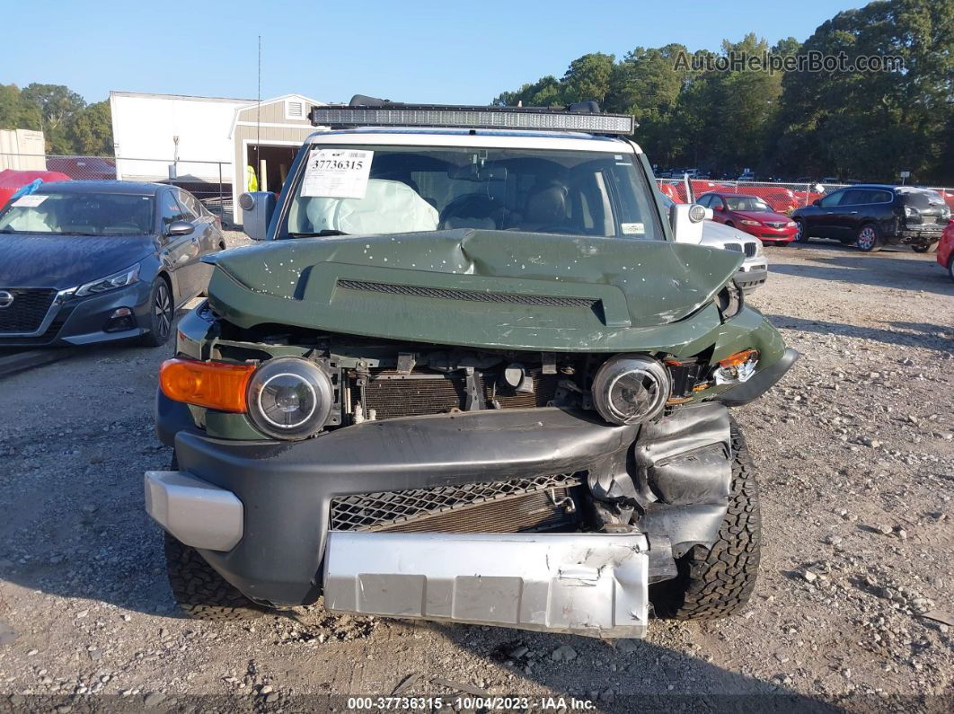 2010 Toyota Fj Cruiser   Green vin: JTEBU4BF4AK092169