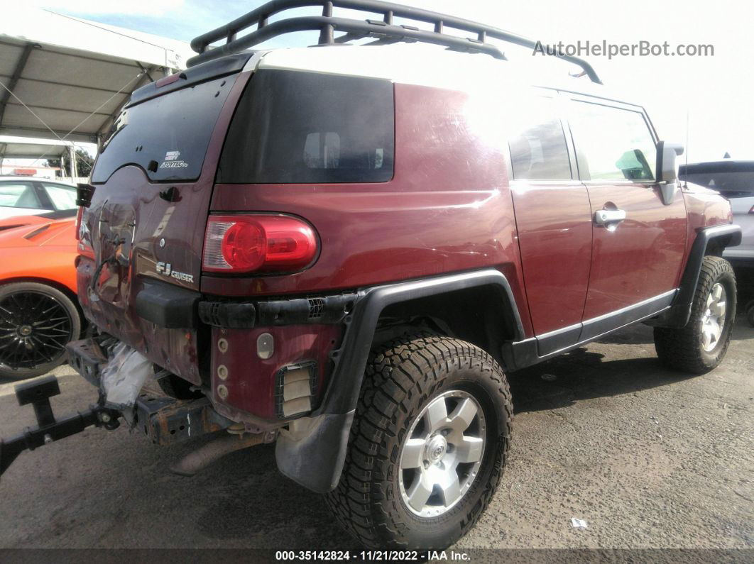 2010 Toyota Fj Cruiser   Red vin: JTEBU4BF5AK089443