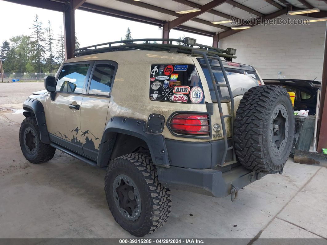 2010 Toyota Fj Cruiser Желто-коричневый vin: JTEBU4BF6AK076233