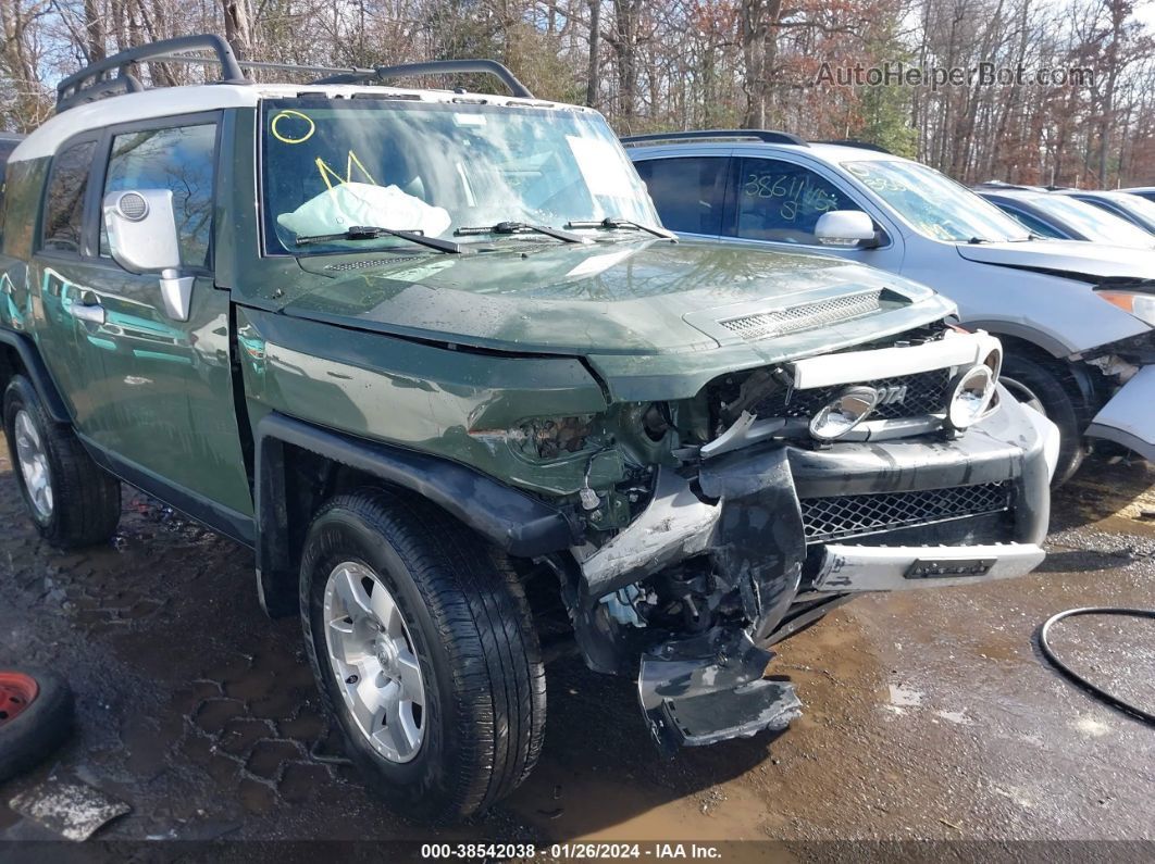 2010 Toyota Fj Cruiser   Green vin: JTEBU4BF6AK089788