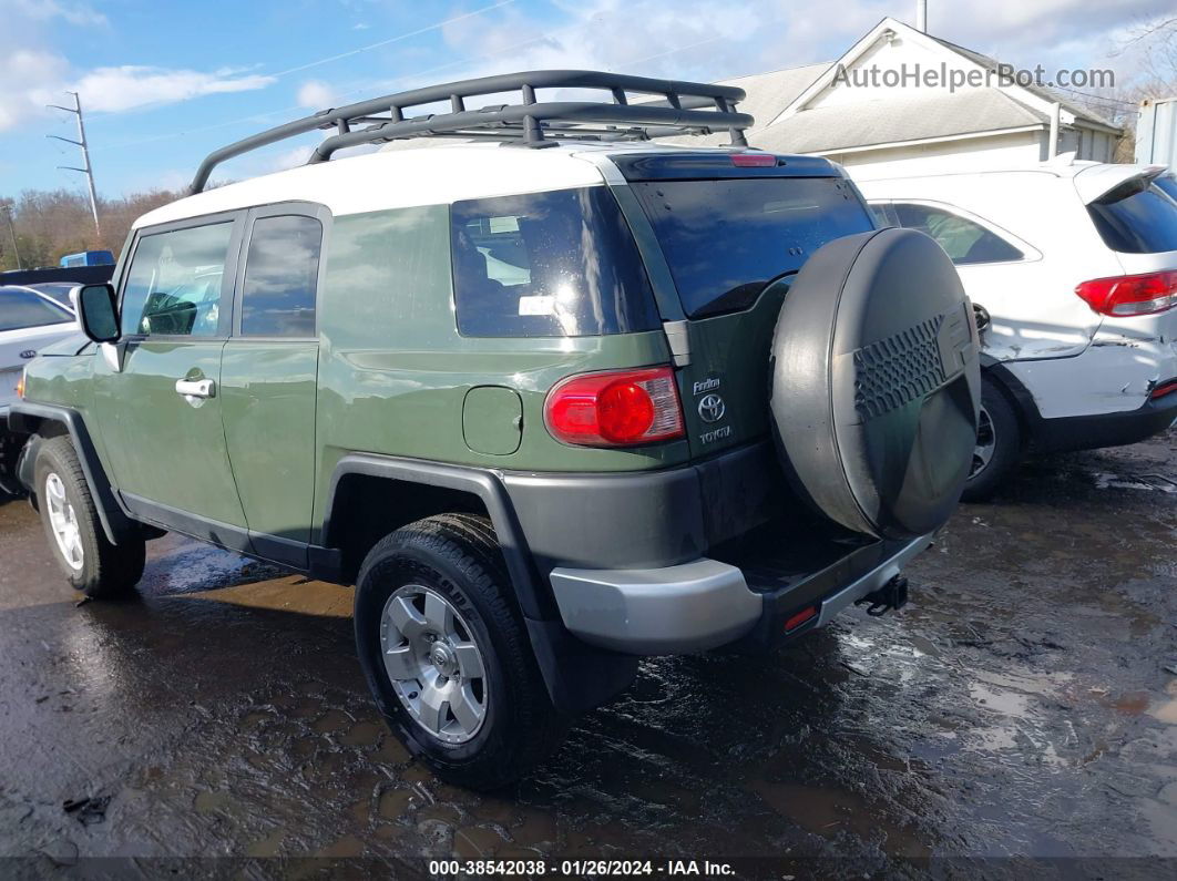 2010 Toyota Fj Cruiser   Green vin: JTEBU4BF6AK089788