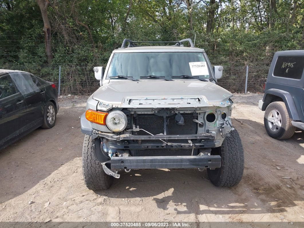 2010 Toyota Fj Cruiser   Silver vin: JTEBU4BF7AK072479